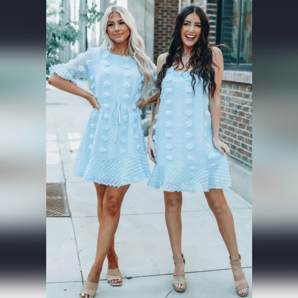 Swiss Dot Mini Dress - image 4